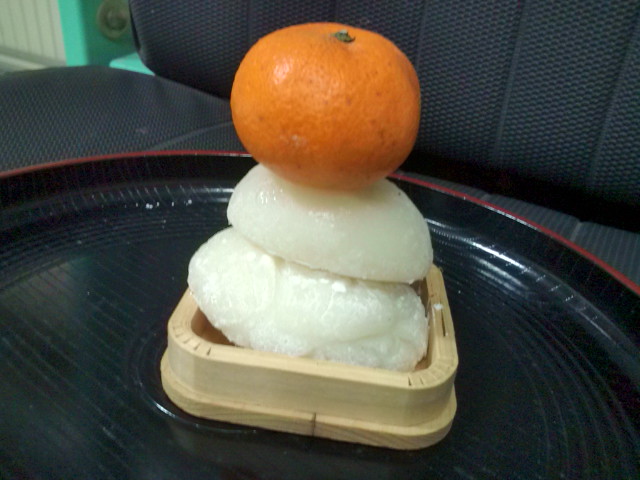 みかんと餅